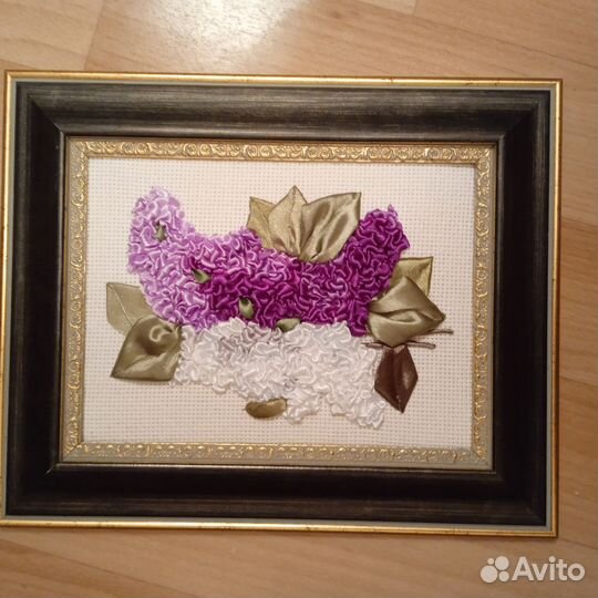 Картины вышивка лентами