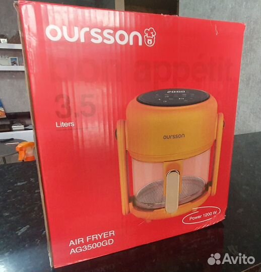 Аэрогриль Oursson Air fryer AG3500GD