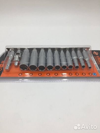 Набор удлиненных шестиргранных головок 1/4 12 пред