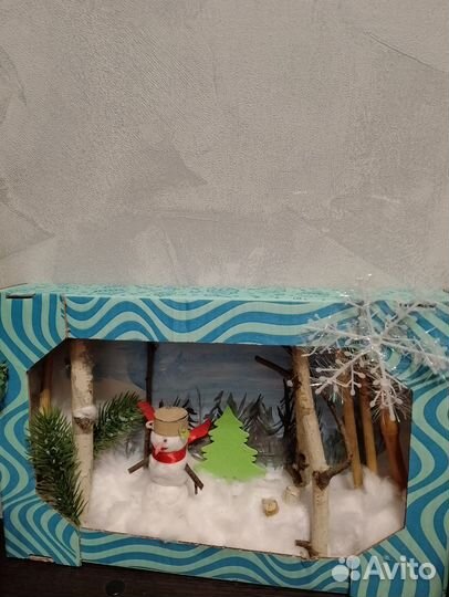 Новогодняя поделка в детский сад, школу