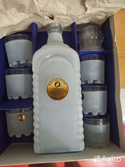 Подарочный набор гусь хрустальный