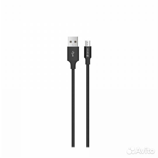 Кабель Devia Pheez Micro Usb - Black (1M, 2.4A)