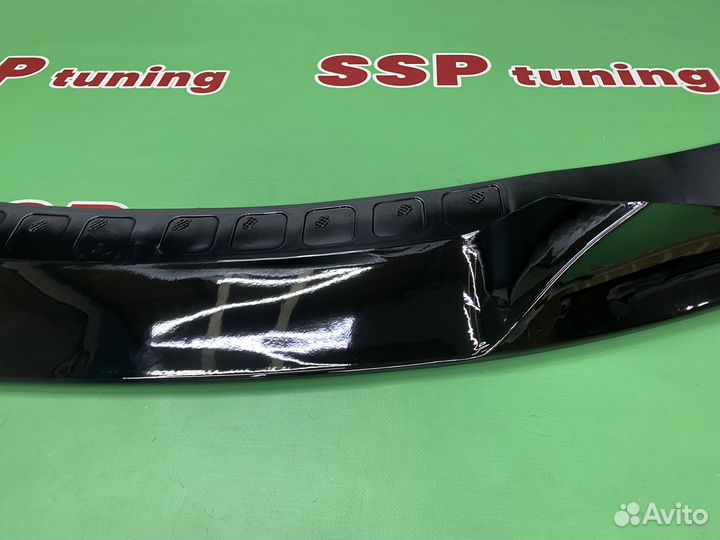 Сплиттер для BMW X5 F15 черный глянец