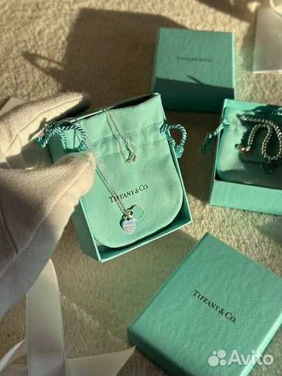 Комплект подвеска и браслет Return to Tiffany Blue