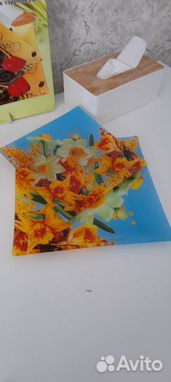 Квадратные сервировочные тарелки