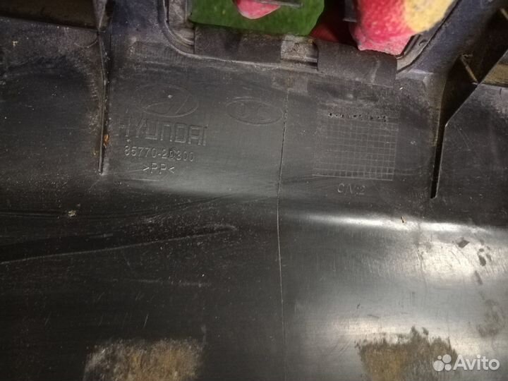 Обшивка багажника Hyundai Elantra XD 3 седан