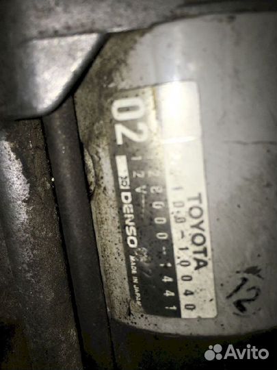 Стартер 3E Toyota Corolla EE1104 2810010040 128000