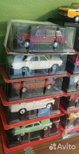 Коллекционные модели машинки СССР в 1/24 масштабе