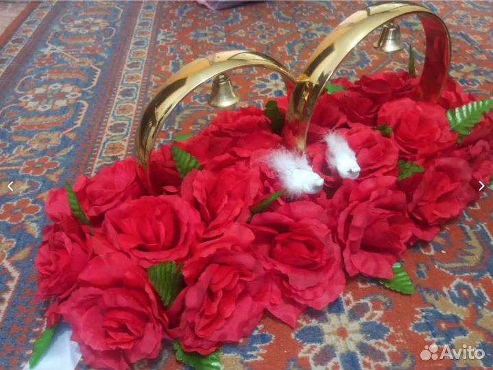 Свадебные украшения на 2 машины