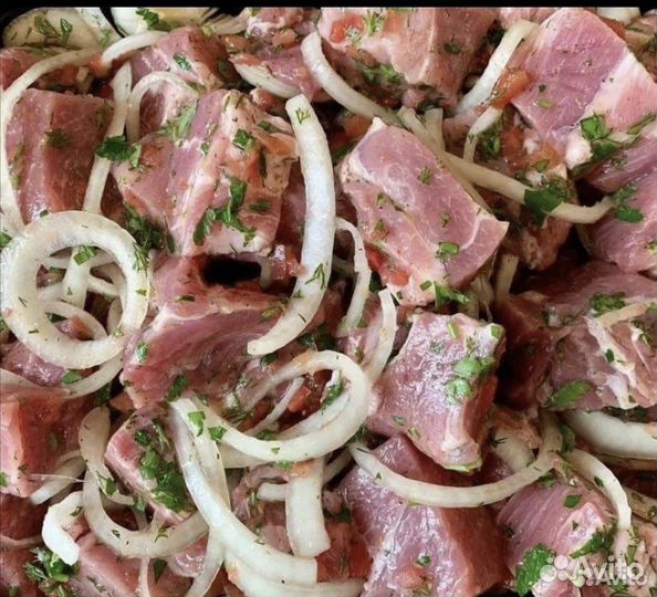 Шашлык маринованный,свинина,телятина