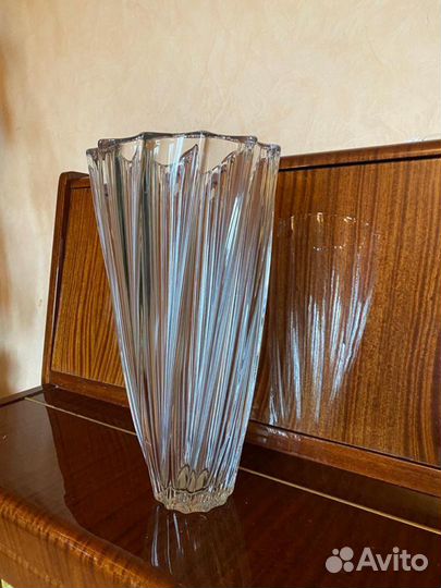 Ваза богемское стекло