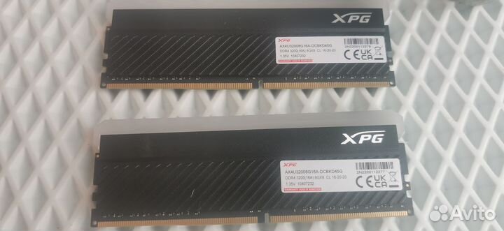 Оперативная память ddr4 2x8gb xpg