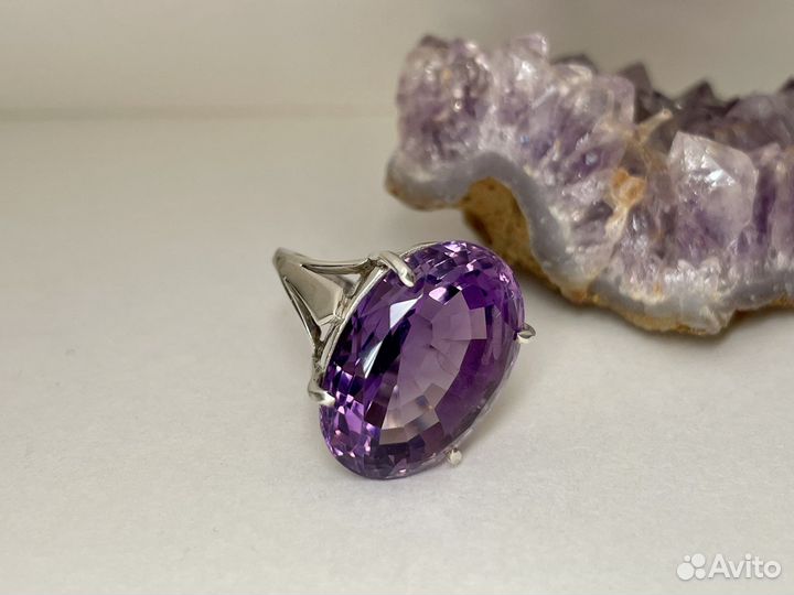 Серебряные браслеты кольца аметист сапфир изумруд