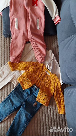 Детские вещи пакетом 68-74 на девочку