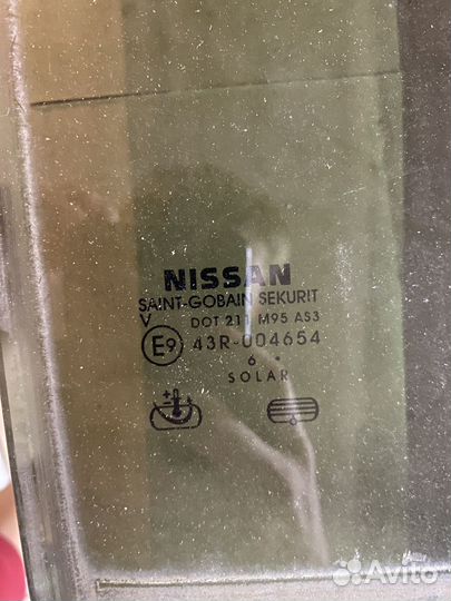 Заднее стекло nissan pathfinder r 51