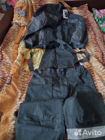 Костюм рабочий, куртка и комбез,размер. 48-50
