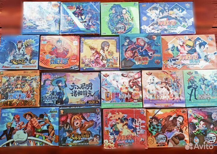 Наборы аниме карточек оптом