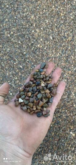 Мытый песок, гречка