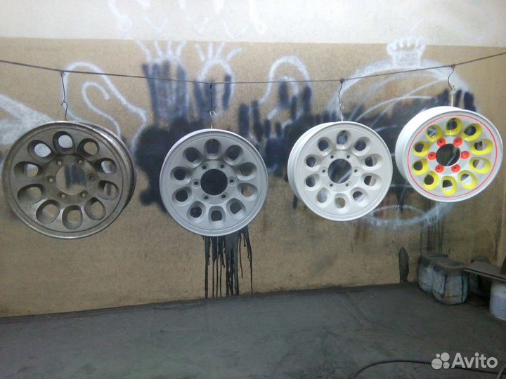 Пескоструйная обработка. Полимерное окрашивание