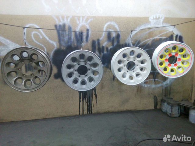 Пескоструйная обработка. Полимерное окрашивание