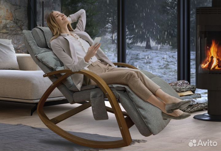 Массажное кресло-качалка Ergonova MeTime Gray