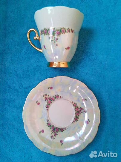 Винтаж Чайная пара новая