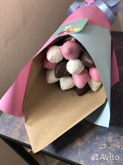 Клубничный букет из свежей клубники Самара