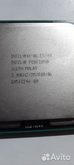 Процессор intel pentium E5700