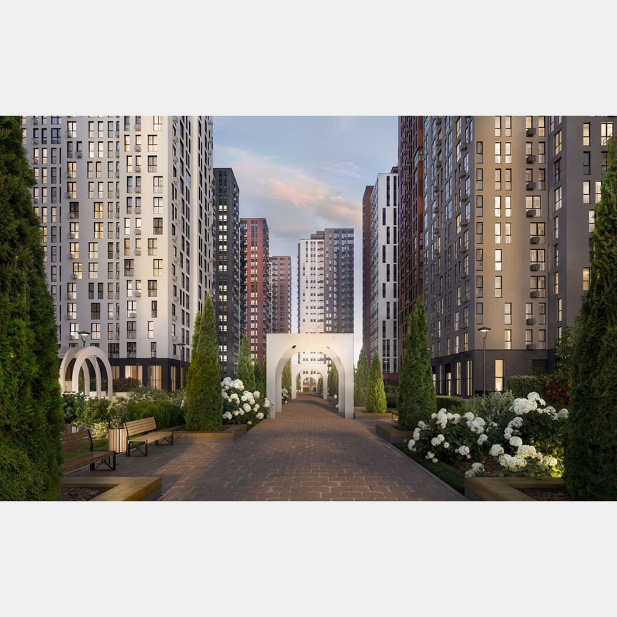 2-к. квартира, 45,7 м², 21/22 эт.