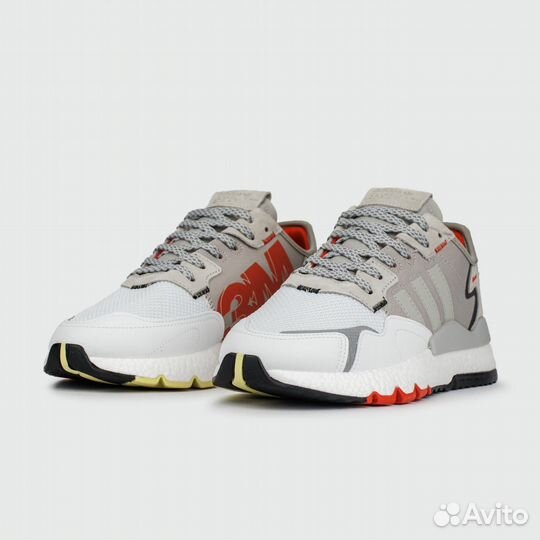 Кроссовки Adidas Nite Jogger White Grey