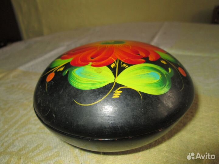 Шкатулка Хохлома 1970-х годов