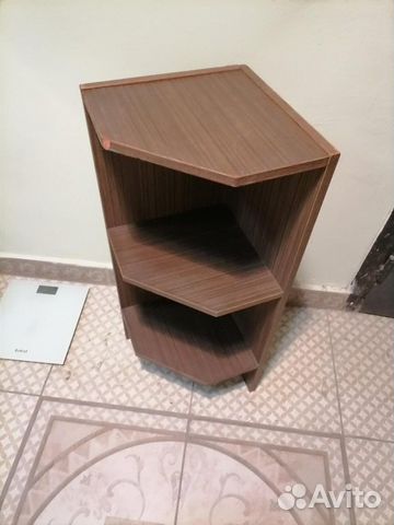 Полка угловая напольная