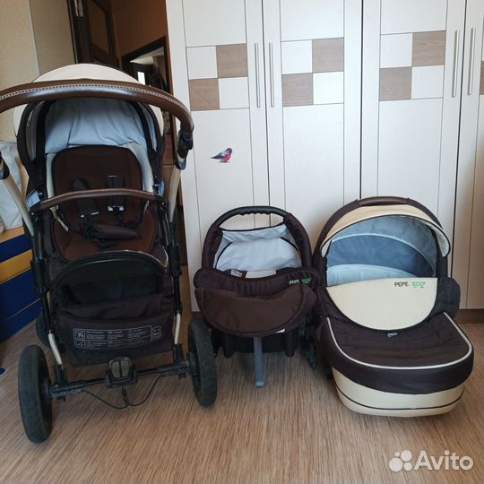 Детская коляска Verdi Pepe Eco 3 в 1 plus