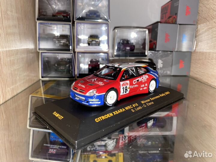 Citroen Xsara WRC Loeb 1:43 ixo models