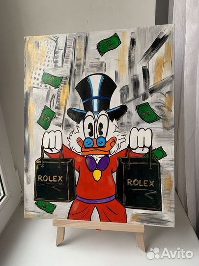 Картина акрил холст