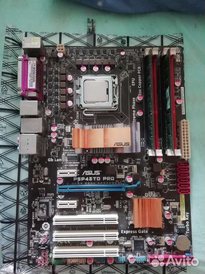 Комплект 775 4 ядра 4gb ddr3