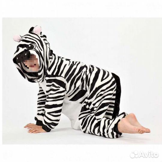 Кигуруми зебра детская