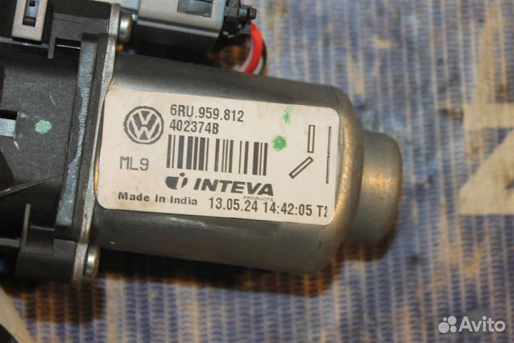 Стеклоподъемник задний левый Фольксваген Поло Сед