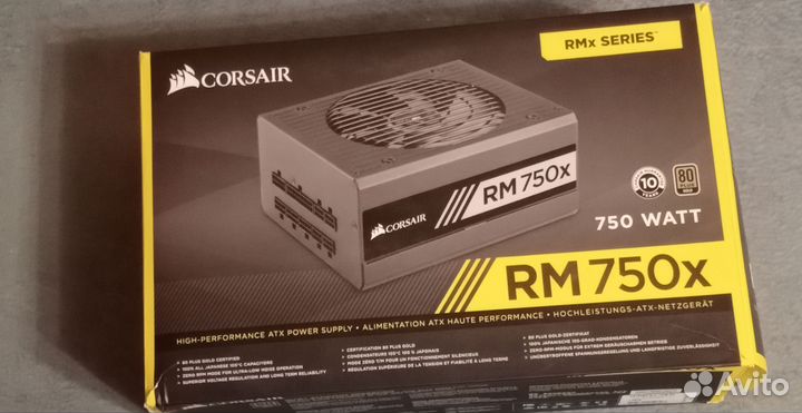 Топовый блок питания Corsair Rm750x
