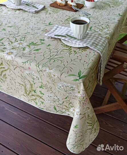 Нов. скатерти хлопок с антивандальным покрытием