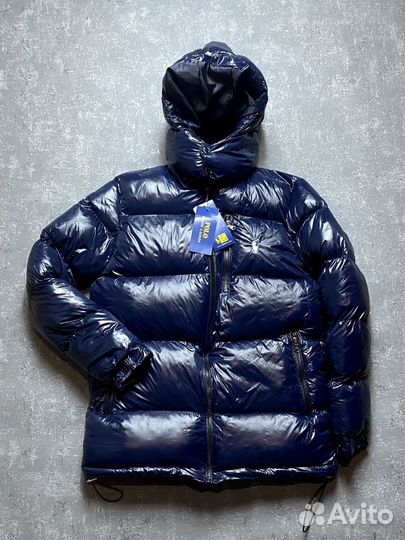 Пуховик polo ralf lauren глянцевый