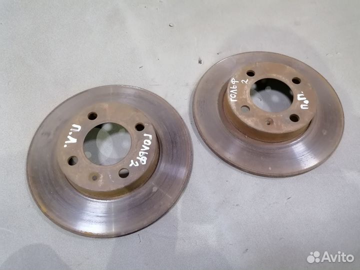 Диски передние тормозные 1.8 SF VW Golf II 1985г