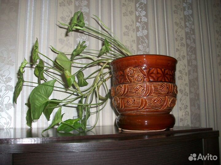 Горшок цветочный керамический