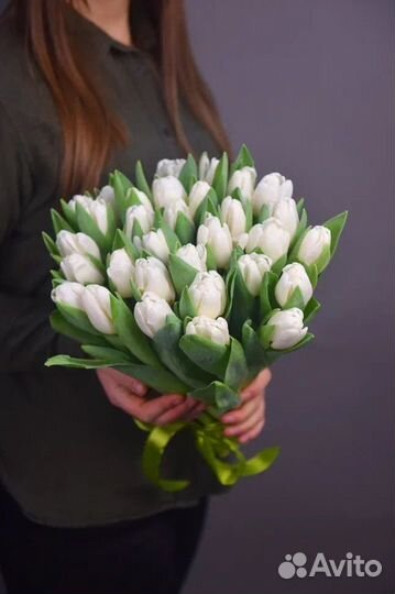 Букет из тюльпанов. Подарок девушке