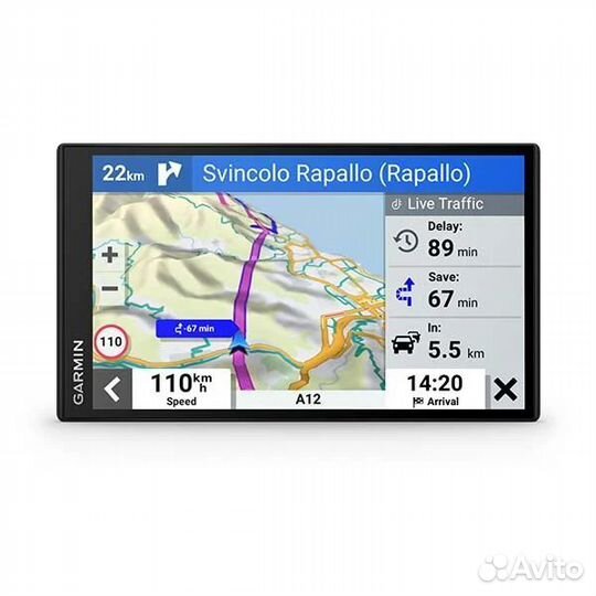 Автонавигатор Garmin drive SMART 76 (Новый) +карта