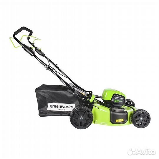 Газонокосилка самоходная, аккумуляторная Greenwork