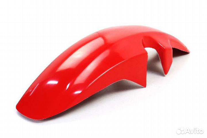 Крыло Ява переднее лодочка стеклопластик красный