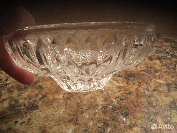 Салатник хрустальный