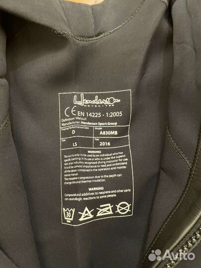 Костюм для дайвинга Henderson