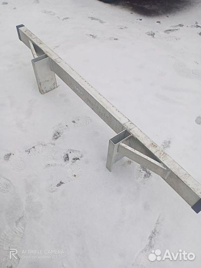 Брус противоподкатный аллюминевый на JAC